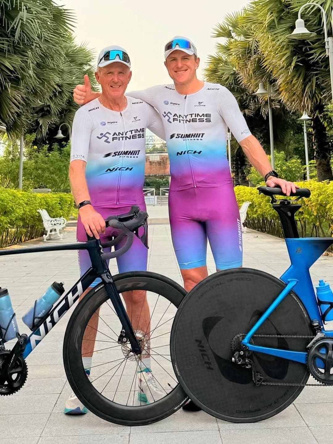 Kevin and Dane Cantwell with their NICH bikes